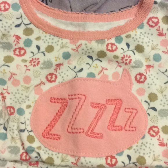 Set of Long sleeve baby girl pajamas - Picture 2 of 3